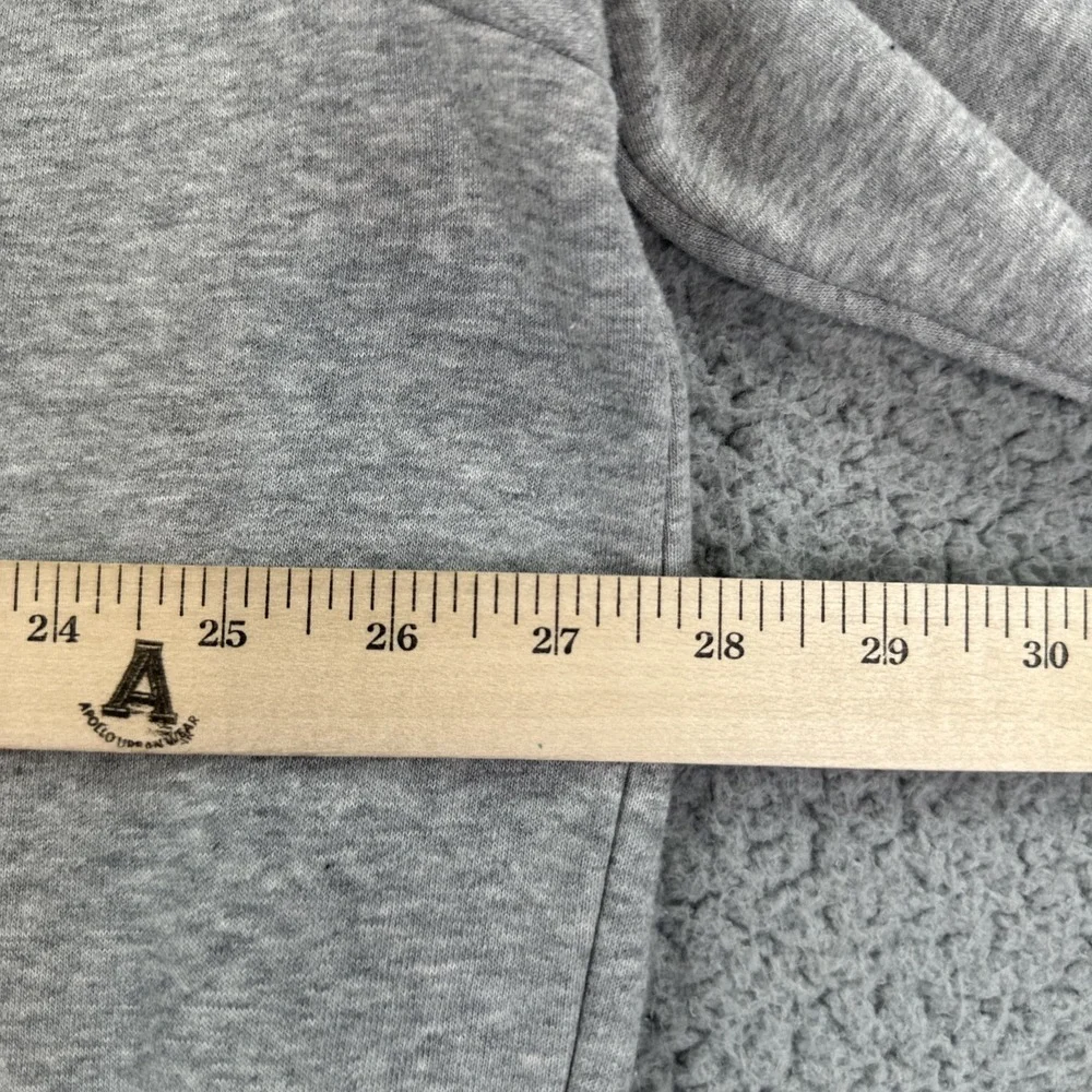 Adidas Liquid Gold Foil Badge of Sport Hoodie Men 2XL Heather Grey Pullover Logo